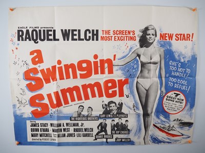 Lot 327 - A SWINGING SUMMER (1965) - UK Quad for this...
