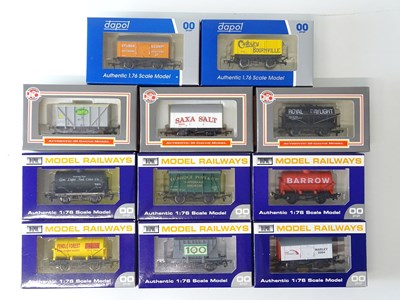 Lot 355 - A group of DAPOL OO Gauge mixed wagons to...