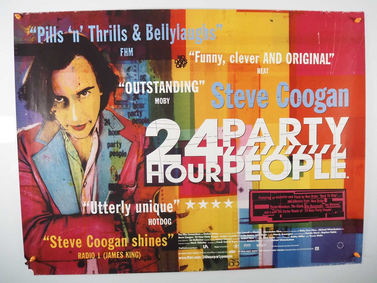 Lot 336 - 24 HOUR PARTY PEOPLE (2002) - A UK Quad film...