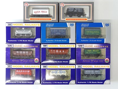 Lot 356 - A group of DAPOL OO Gauge mixed wagons to...