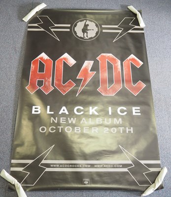 Lot 349 - ACDC - BLACK ICE (2008) A 60 x 40 promotional...