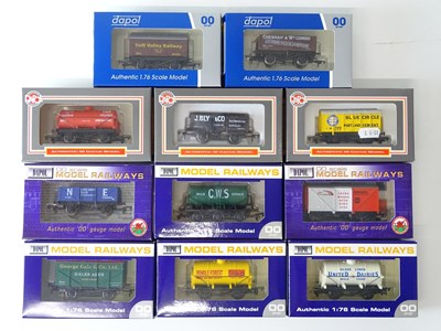 Lot 357 - A group of DAPOL OO Gauge mixed wagons to...