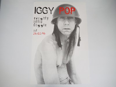 Lot 369 - IGGY POP - A promotional poster for 'Naughty...