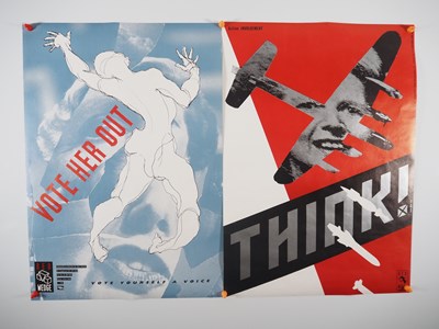 Lot 389 - RED WEDGE - A group of promotional posters for...