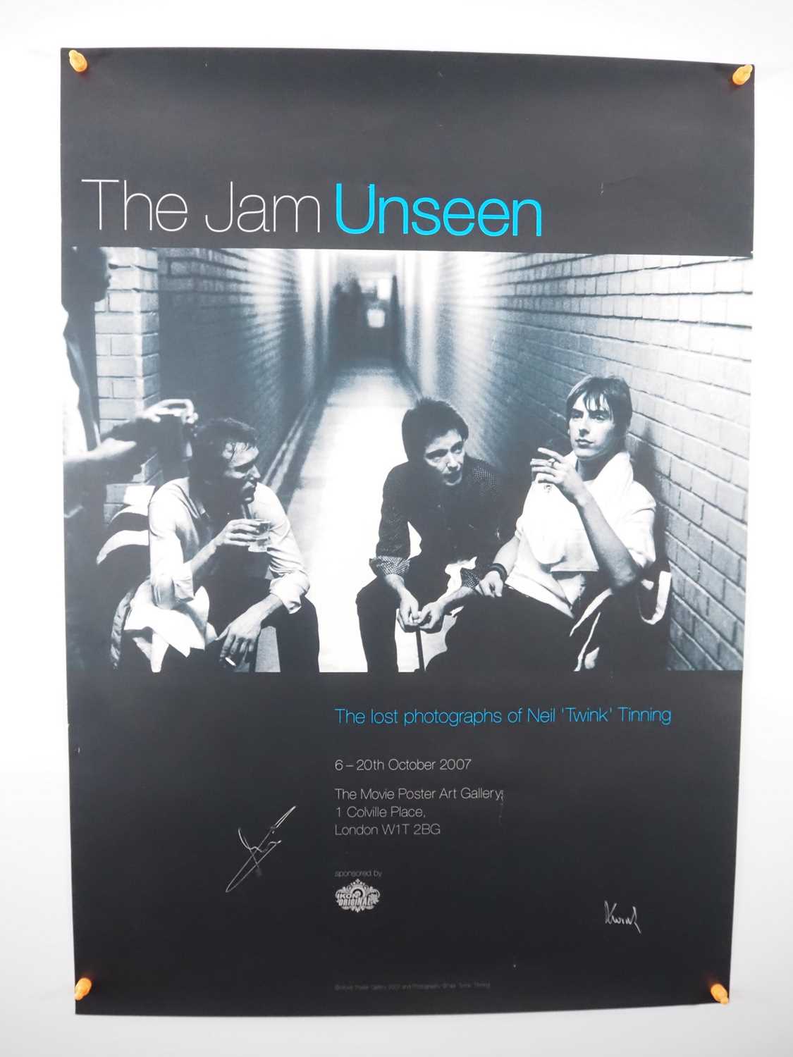 Lot 399 - THE JAM - A promotional poster for 'The Jam...