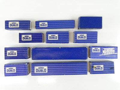 Lot 363 - A group of HORNBY DUBLO 3-rail coaches and...