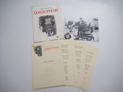 Lot 415 - QUADROPHENIA (1979) A set of rare preliminary...