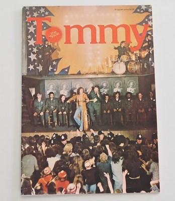 Lot 422 - TOMMY (1975) - A film brochure/magazine for...