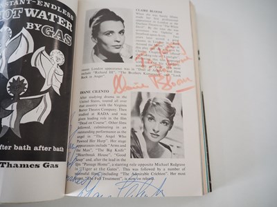 Lot 63 - A large quantity of bound theatre programmes...