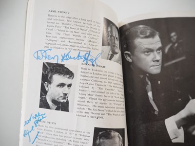 Lot 63 - A large quantity of bound theatre programmes...