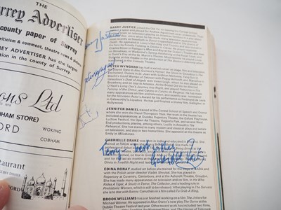 Lot 63 - A large quantity of bound theatre programmes...