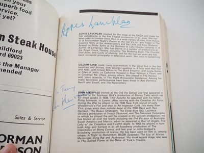 Lot 63 - A large quantity of bound theatre programmes...