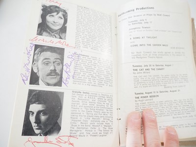 Lot 63 - A large quantity of bound theatre programmes...