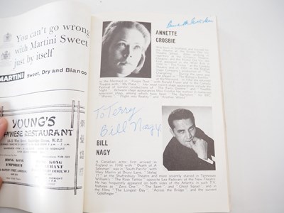 Lot 63 - A large quantity of bound theatre programmes...