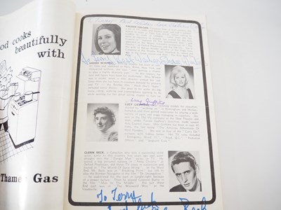 Lot 63 - A large quantity of bound theatre programmes...