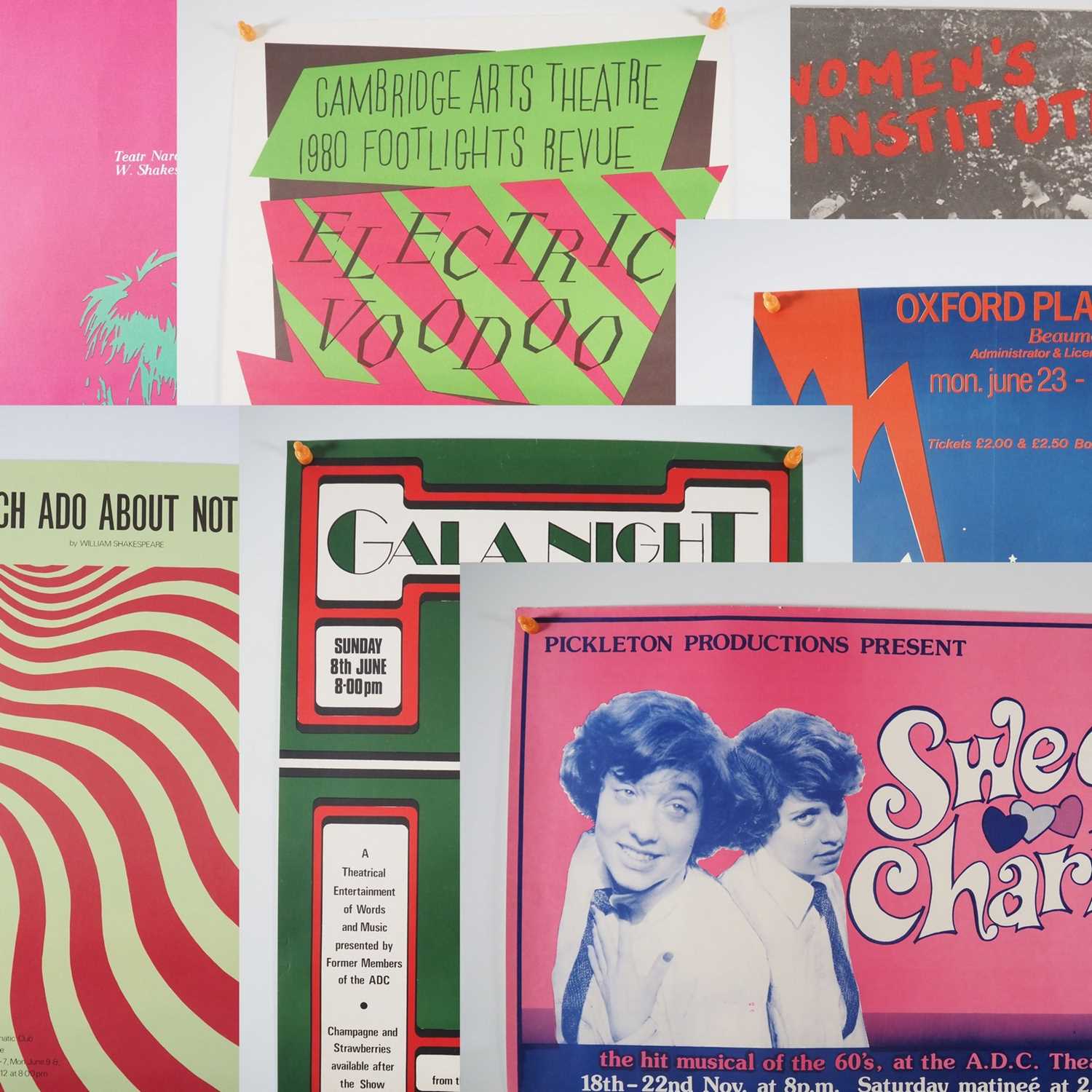 Lot 84 - A group of theatre posters including the 1980...