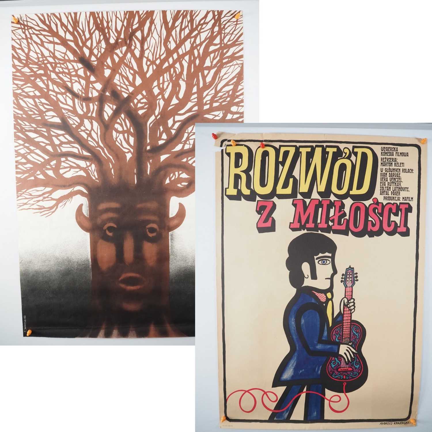 Lot 96 - A pair of Polish theatre and film posters...