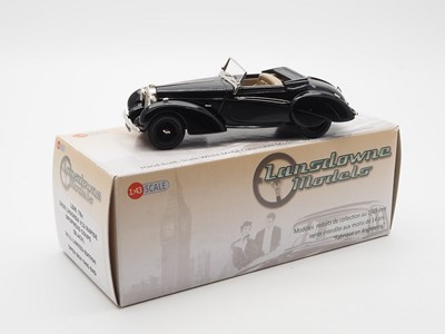 Lot 421 - A LANSDOWNE MODELS 1:43 scale hand built white...