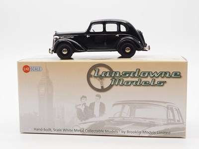 Lot 336 - A LANSDOWNE MODELS 1:43 scale hand built white...