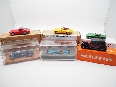 Lot 535 - A group of hand built 1:43 scale models, by...