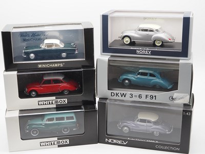 Lot 121 - A group of 1:43 scale models by NOREV, WHITE...