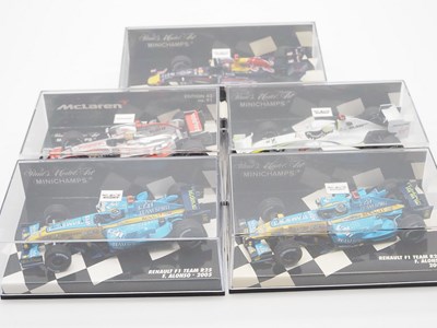 Lot 192 - A group of 1:43 scale Formula 1 race cars by...