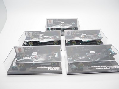 Lot 194 - A group of 1:43 scale Formula 1 race cars by...