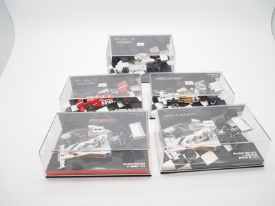 Lot 195 - A group of 1:43 scale Formula 1 race cars by...