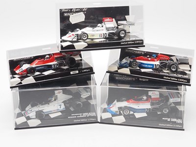 Lot 196 - A group of 1:43 scale Formula 1 race cars by...