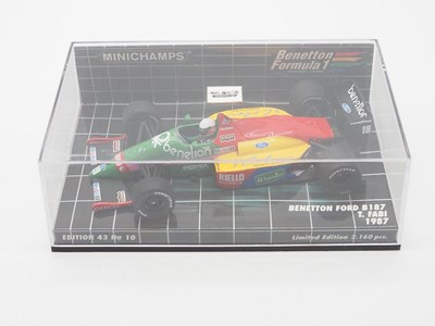 Lot 201 - A group of 1:43 scale Formula 1 race cars by...