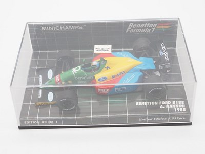 Lot 201 - A group of 1:43 scale Formula 1 race cars by...