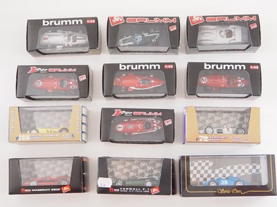 Lot 219 - A group of 1:43 scale Formula 1 race cars by...