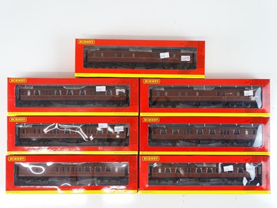 Lot 380 - A group of HORNBY Hawksworth coaches all in BR...