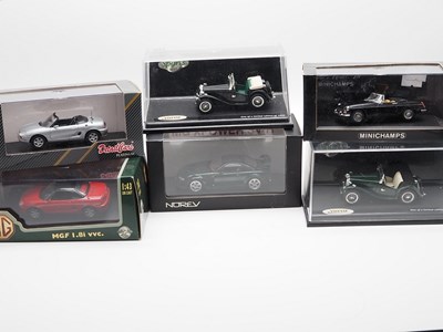 Lot 303 - A group of 1:43 scale models by MINKCHAMPS,...