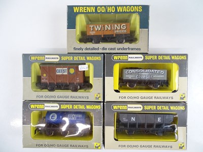 Lot 387 - A group of mixed rarer WRENN wagons as lotted -...