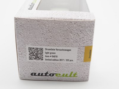 Lot 20 - A 1:43 scale AUTOCULT hand built resin model...