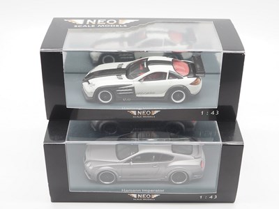 Lot 31 - A pair of 1:43 scale models by NEO, comprising...