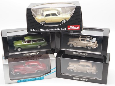 Lot 94 - A group of 1:43 scale models by MINICHAMPS and...