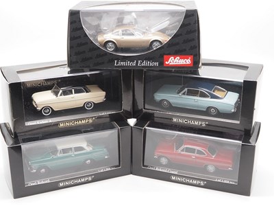 Lot 95 - A group of 1:43 scale models by MINICHAMPS and...