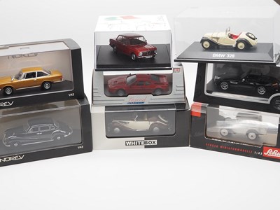 Lot 115 - A group of 1:43 scale models by SCHUCO, TROFEU,...