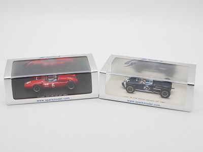 Lot 167 - A pair of 1:43 scale hand built resin models...