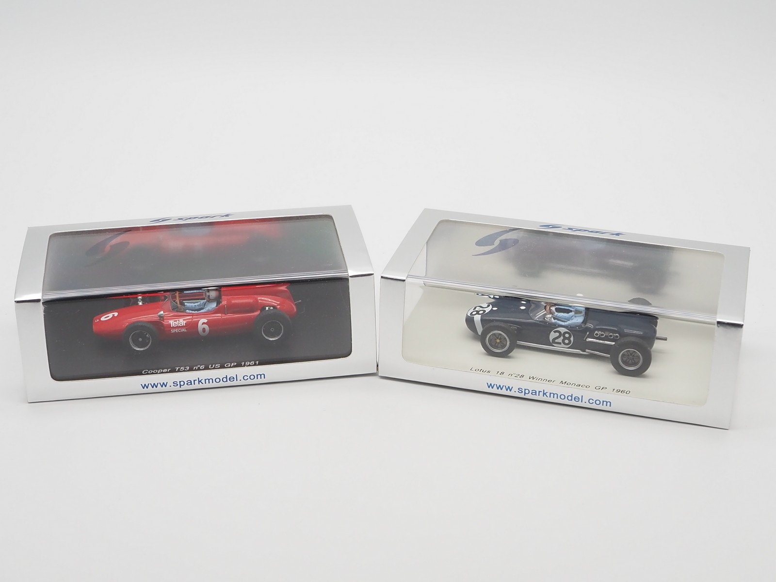 Lot 167 - A pair of 1:43 scale hand built resin models