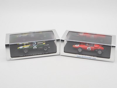 Lot 171 - A pair of 1:43 scale hand built resin models...