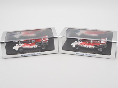 Lot 176 - A pair of 1:43 scale hand built resin models...