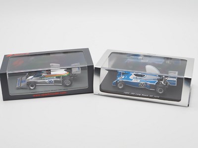 Lot 179 - A pair of 1:43 scale hand built resin models...