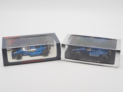 Lot 184 - A pair of 1:43 scale hand built resin models...