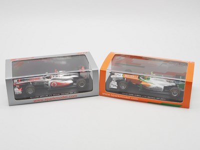 Lot 186 - A pair of 1:43 scale hand built resin models...