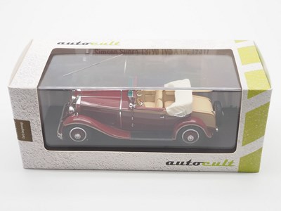 Lot 61 - A 1:43 scale AUTOCULT hand built resin model...