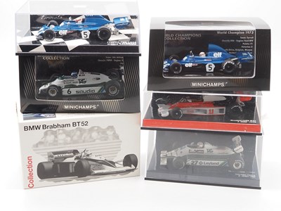 Lot 189 - A group of 1:43 scale Formula 1 race cars by...