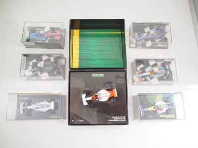 Lot 202 - A group of 1:43 scale Formula 1 race cars by...